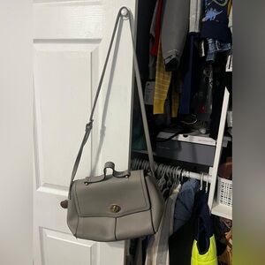 Gray Crossbody Bag